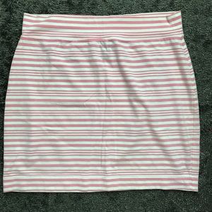 VICTORIAS SECRET striped mini skirt L